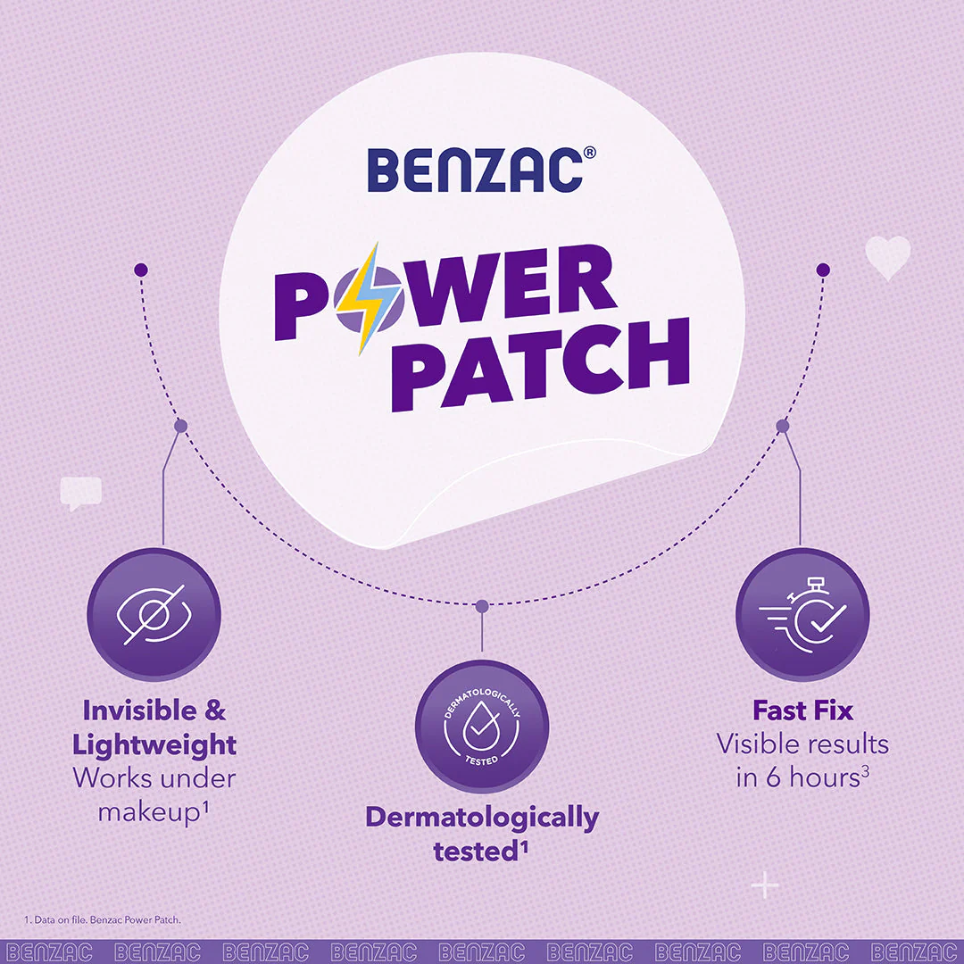 Benzac 3-in-1 Power Patches for Acne and Pimples - Image 3