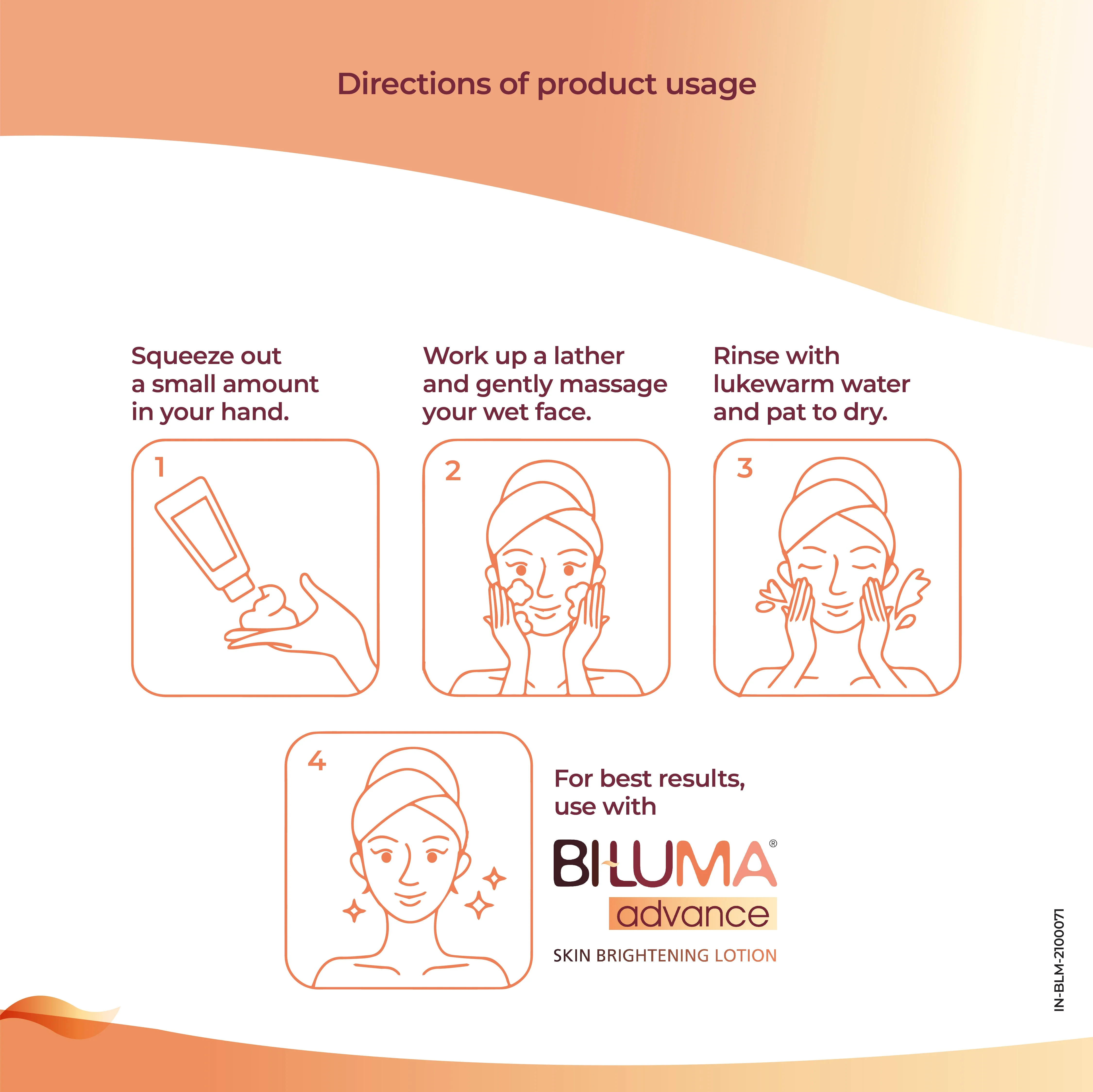 Biluma Advance Skin Brightening Face Wash - Image 4