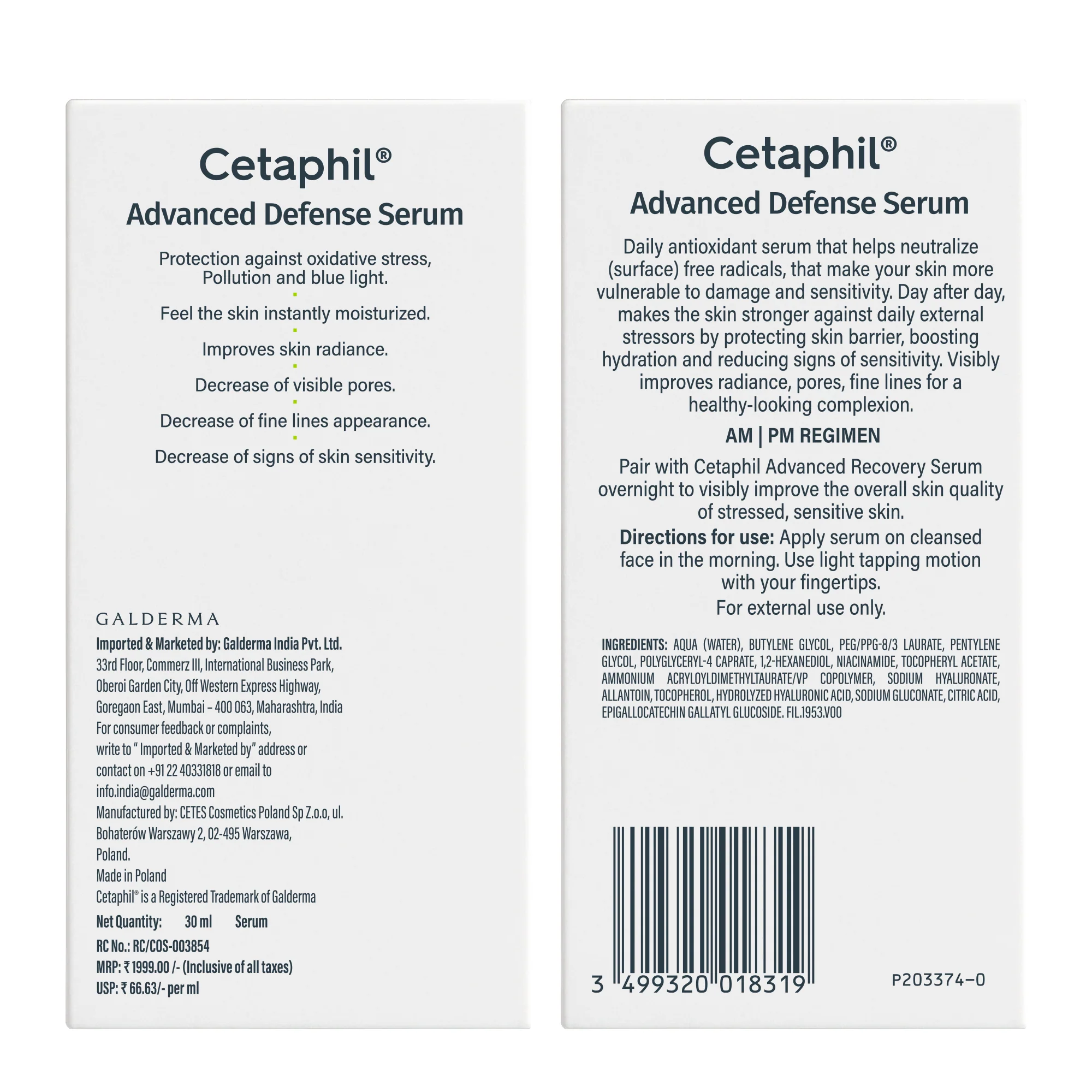 Cetaphil Advanced Defense Serum 30ml - Image 4