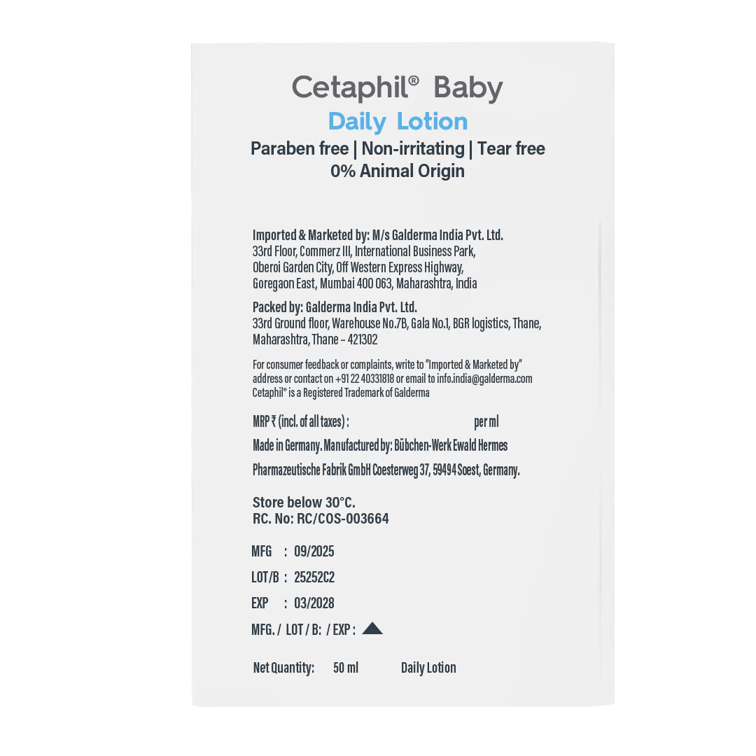 Cetaphil Baby Daily Lotion - 50 ml - Image 12