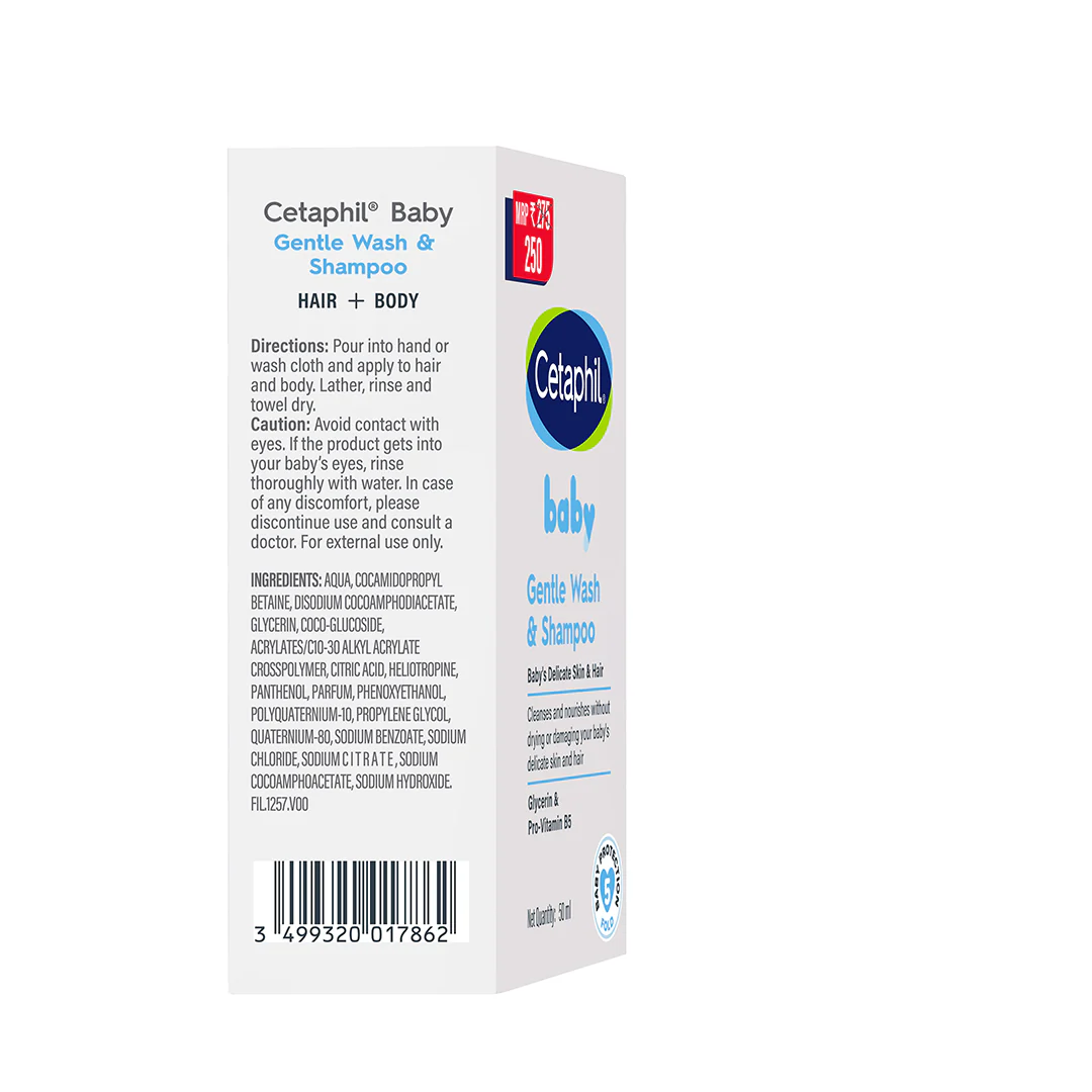 Cetaphil Baby Gentle Wash & Shampoo - 50 ml - Image 13