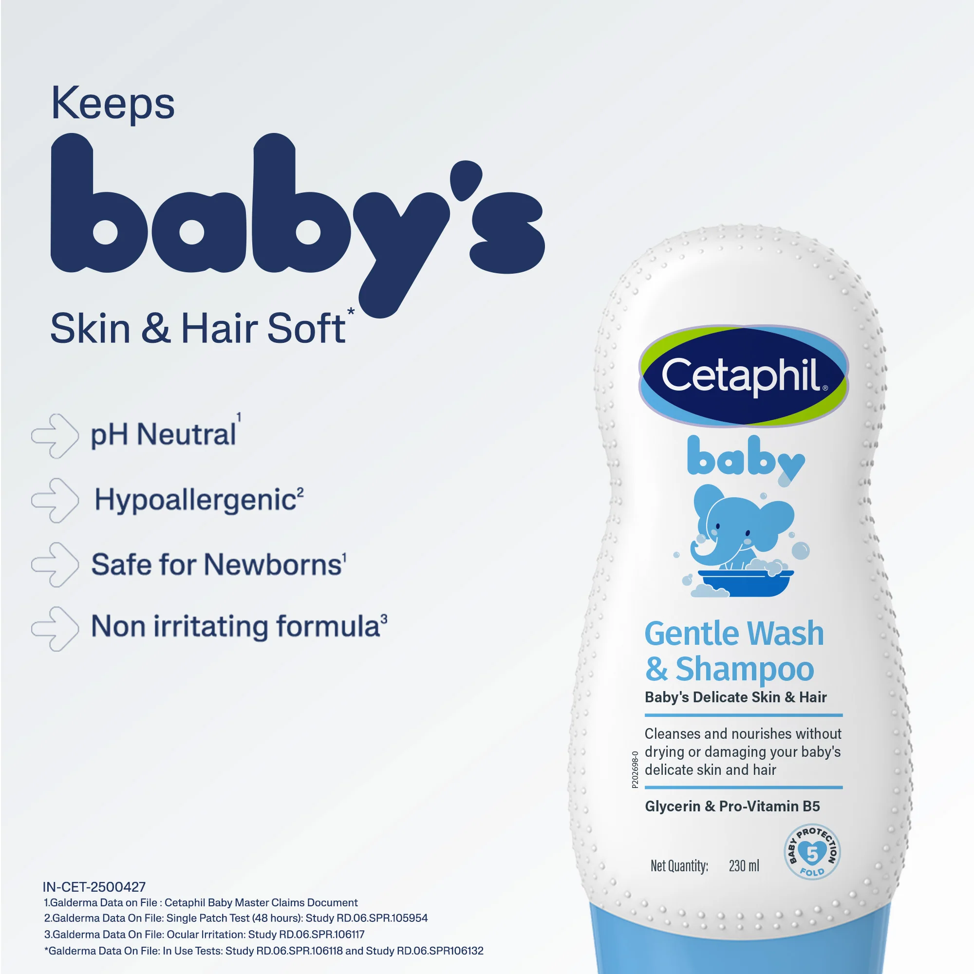 Cetaphil Baby Gentle Wash & Shampoo - 50 ml - Image 9