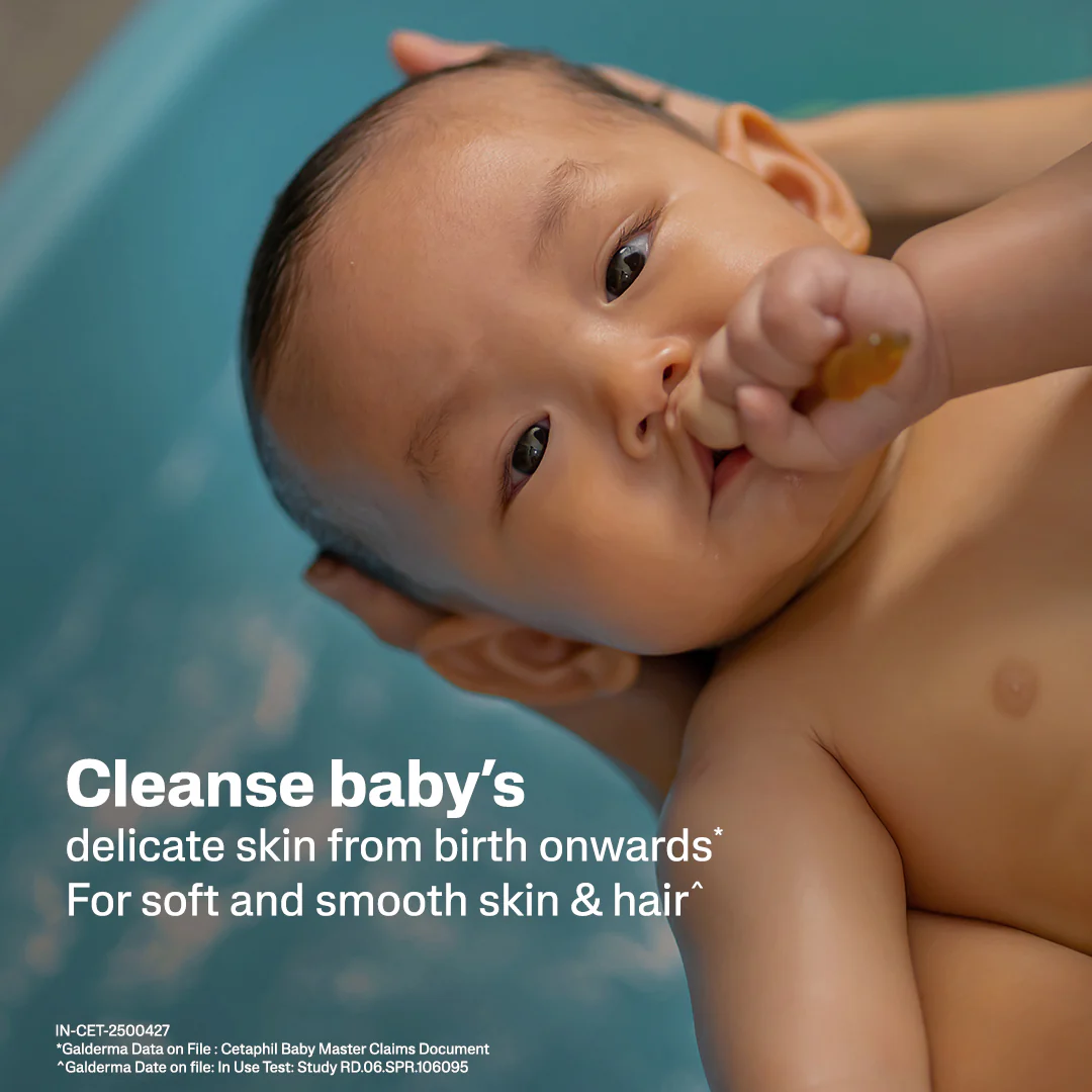 Cetaphil Baby Wash & Shampoo with Organic Calendula | Dermat Tested - Image 6