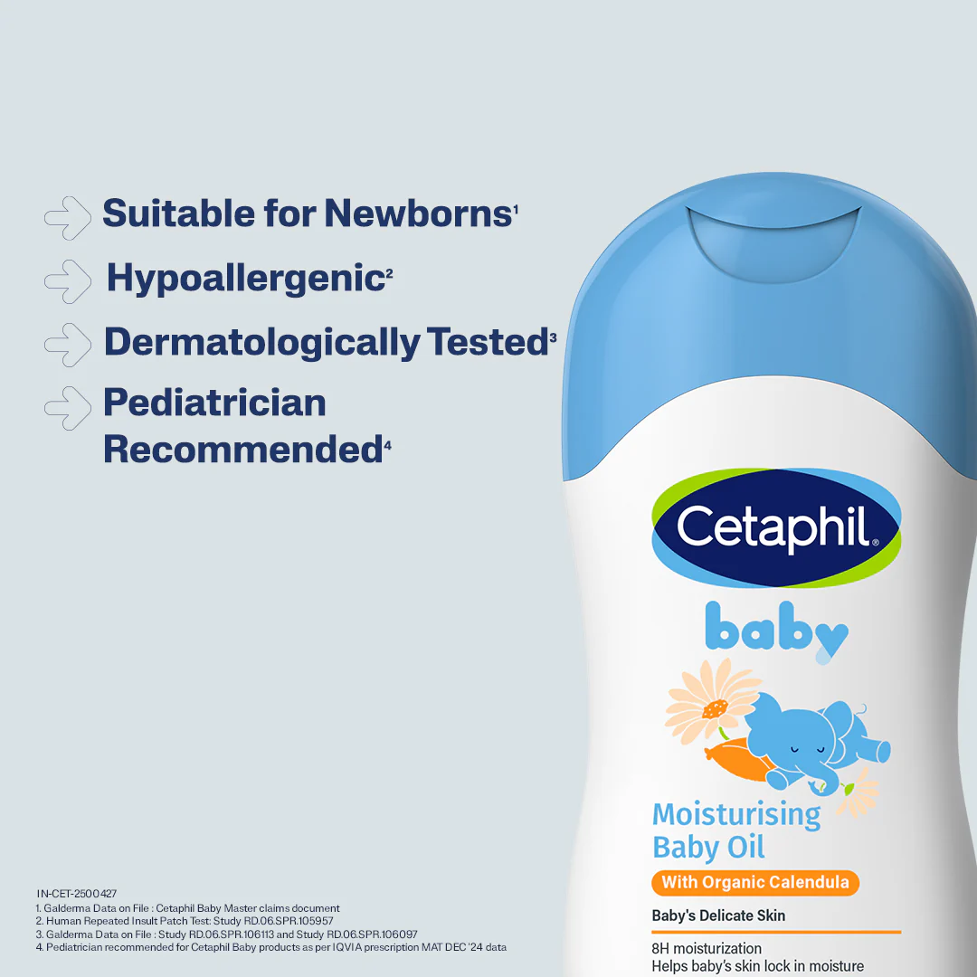 Cetaphil Baby Massage Oil  | Dermatologist Tested - Image 7