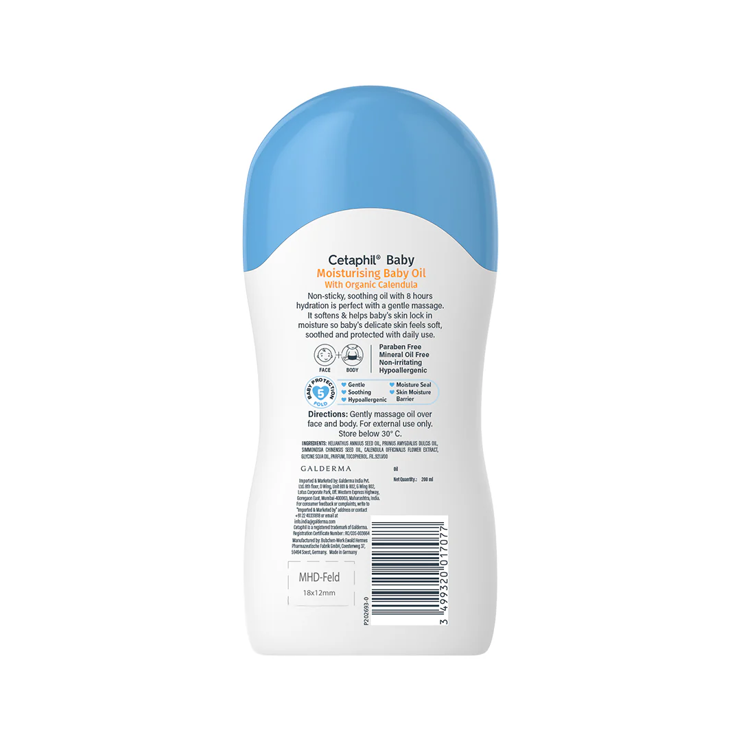 Cetaphil Baby Massage Oil  | Dermatologist Tested - Image 9