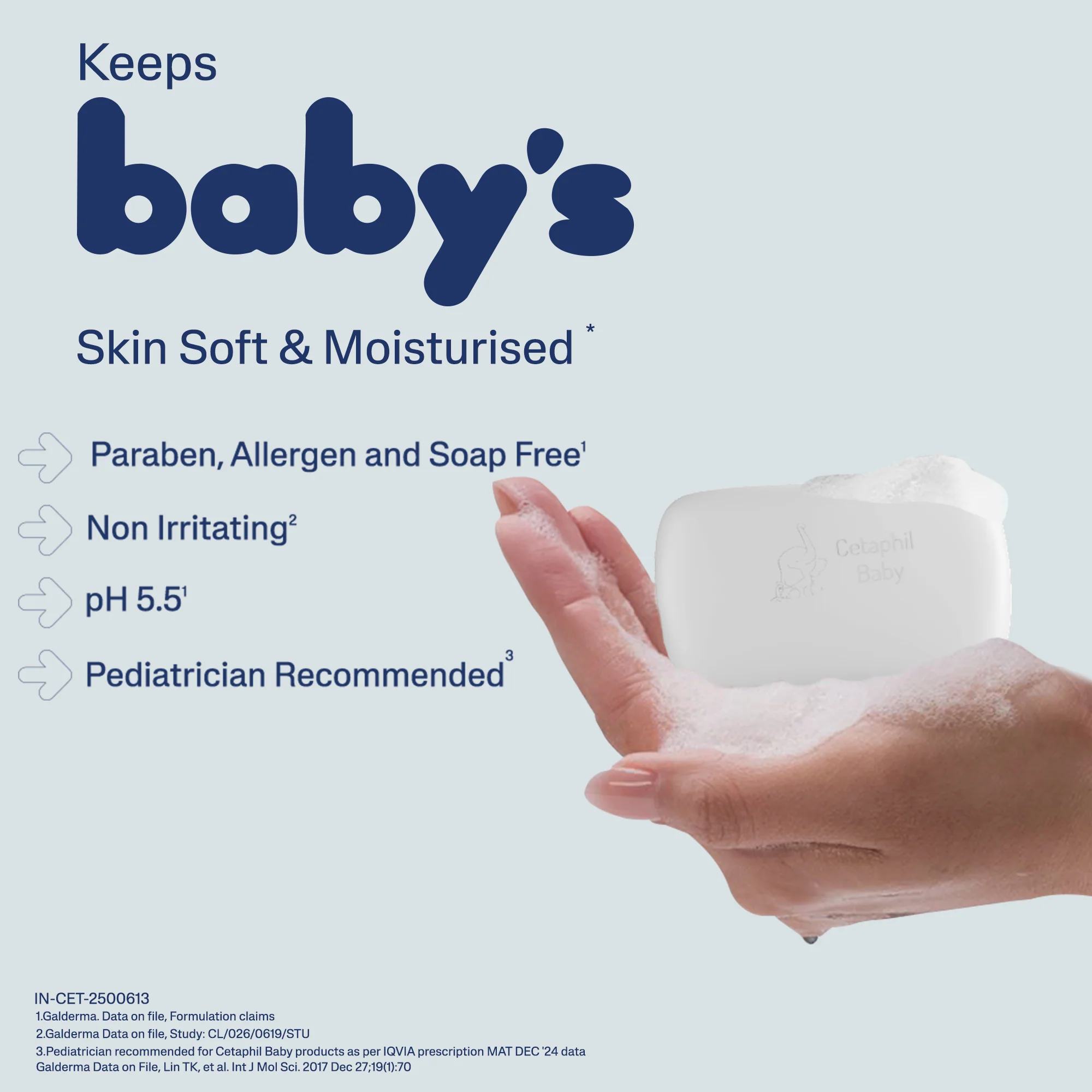 Cetaphil Baby Mild Bar - (4x100gm) - Image 6