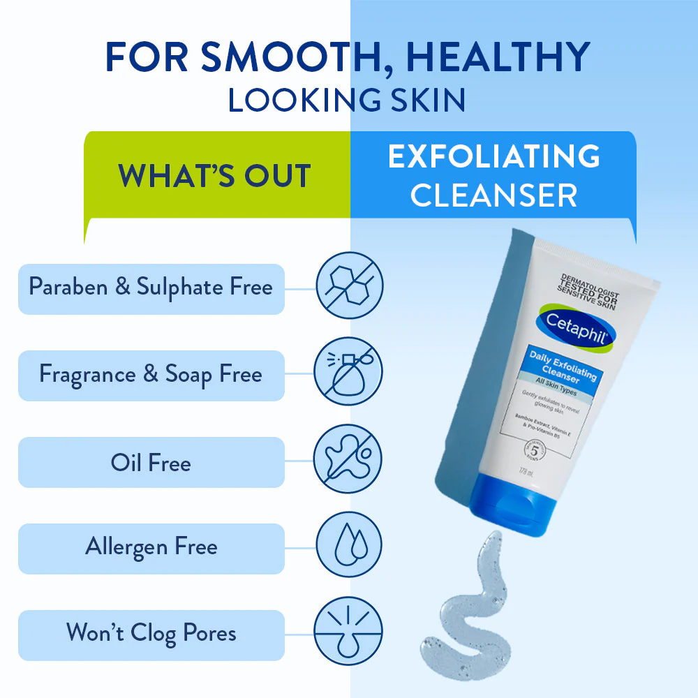Cetaphil Daily Exfloliating Cleanser with Vitamin B5 and E - Image 6