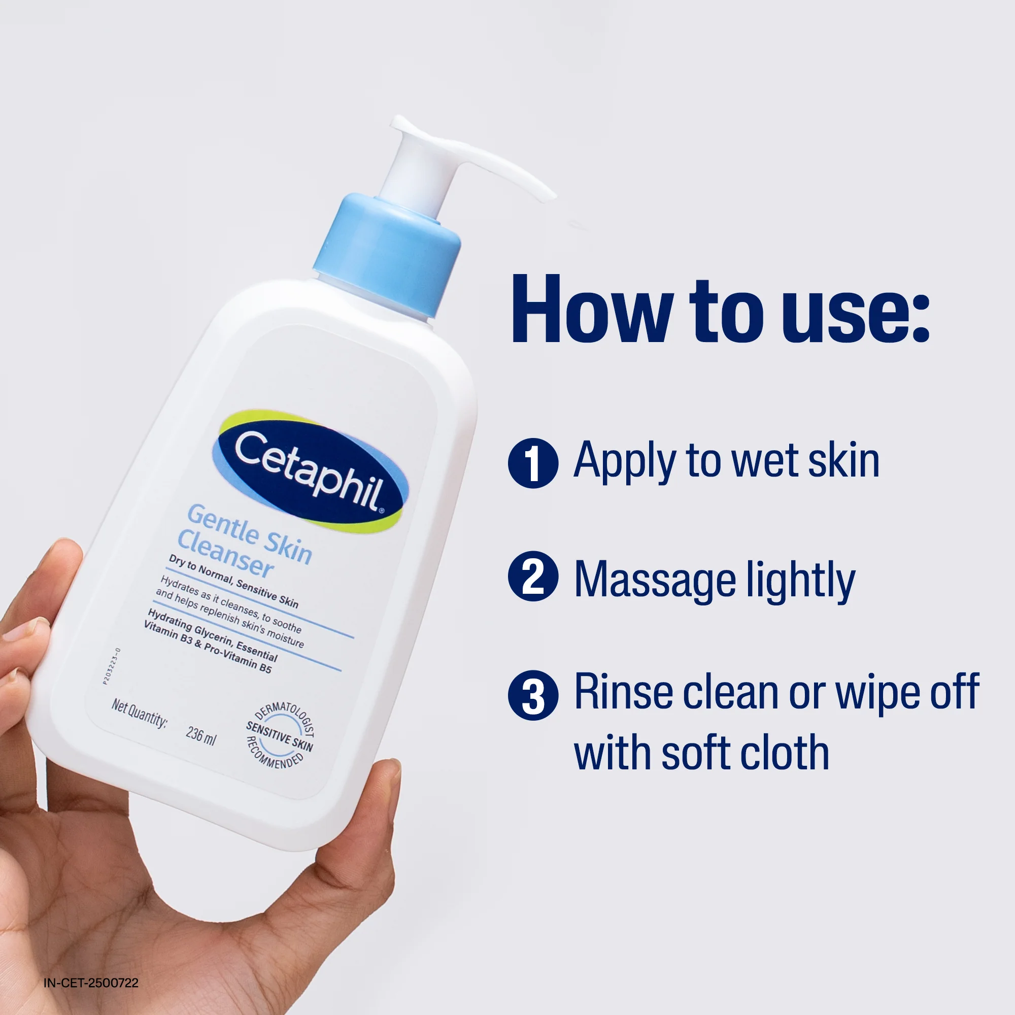 Cetaphil Gentle Skin Cleanser 1000 ML | Dermat recommended - Image 11