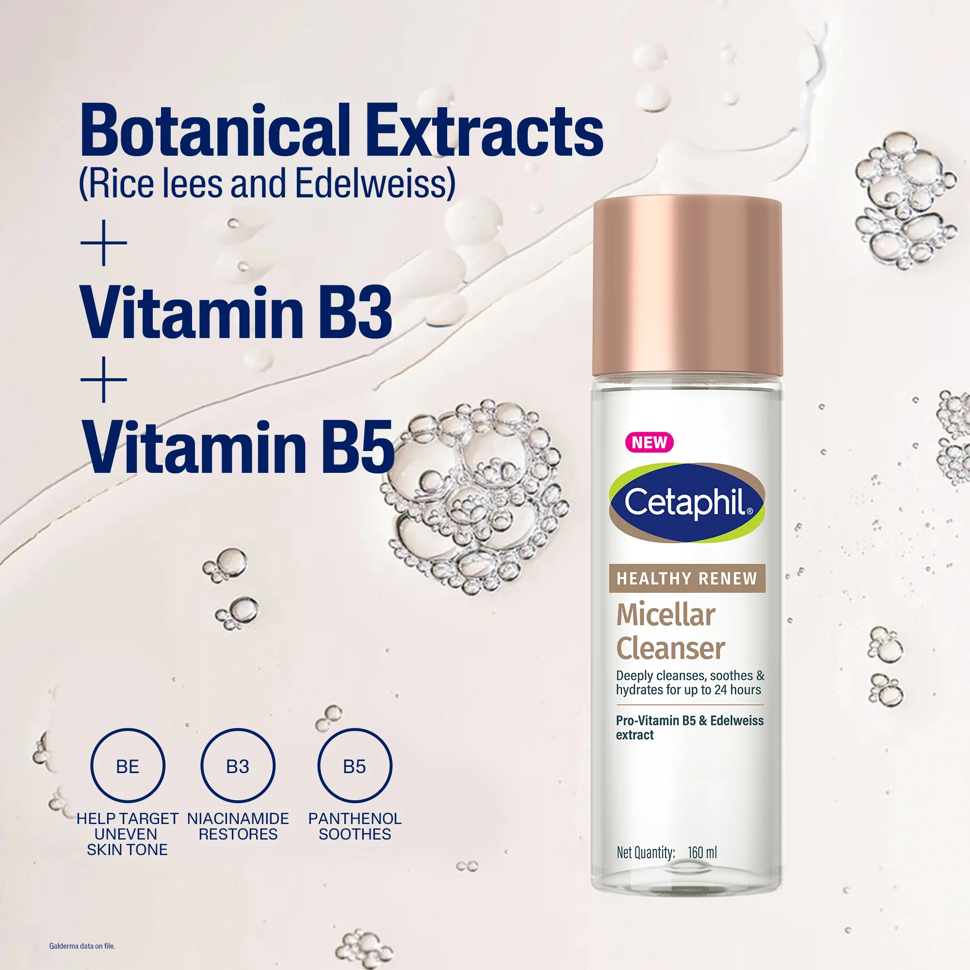Cetaphil Healthy Renew Micellar Cleanser - 160ml - Image 2