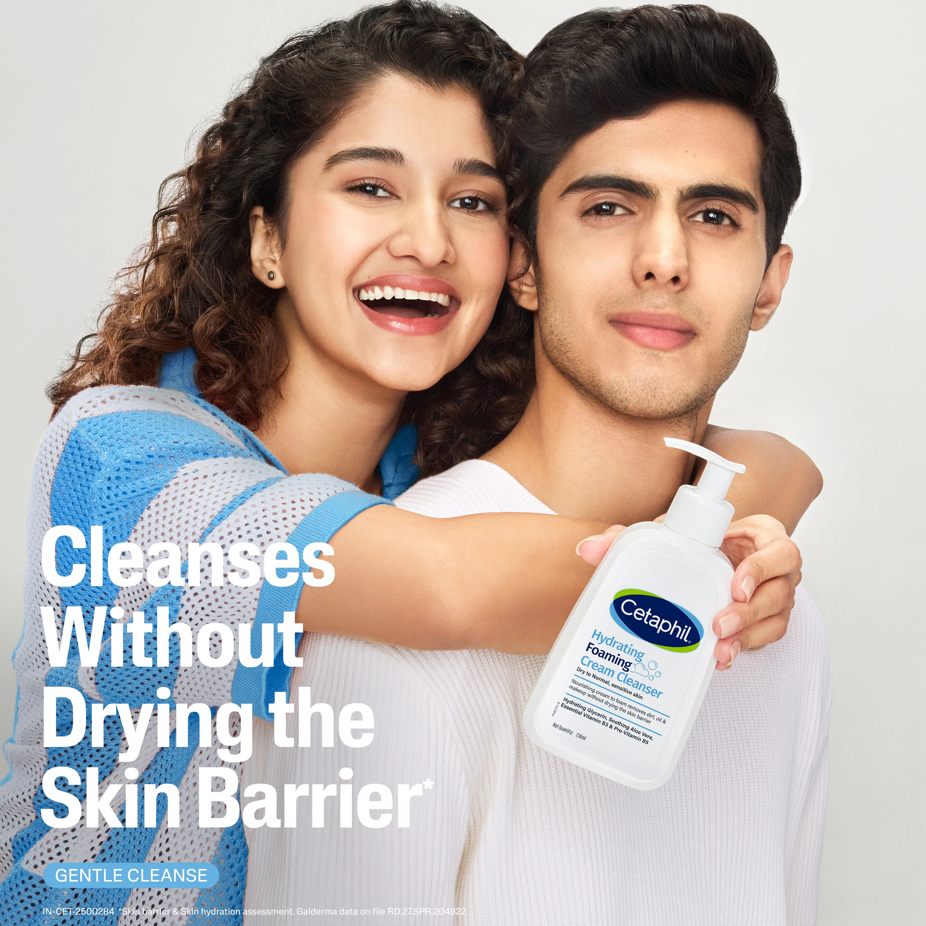 Cetaphil Hydrating Foaming Cream Cleanser 236 ml | Dermat Tested - Image 4