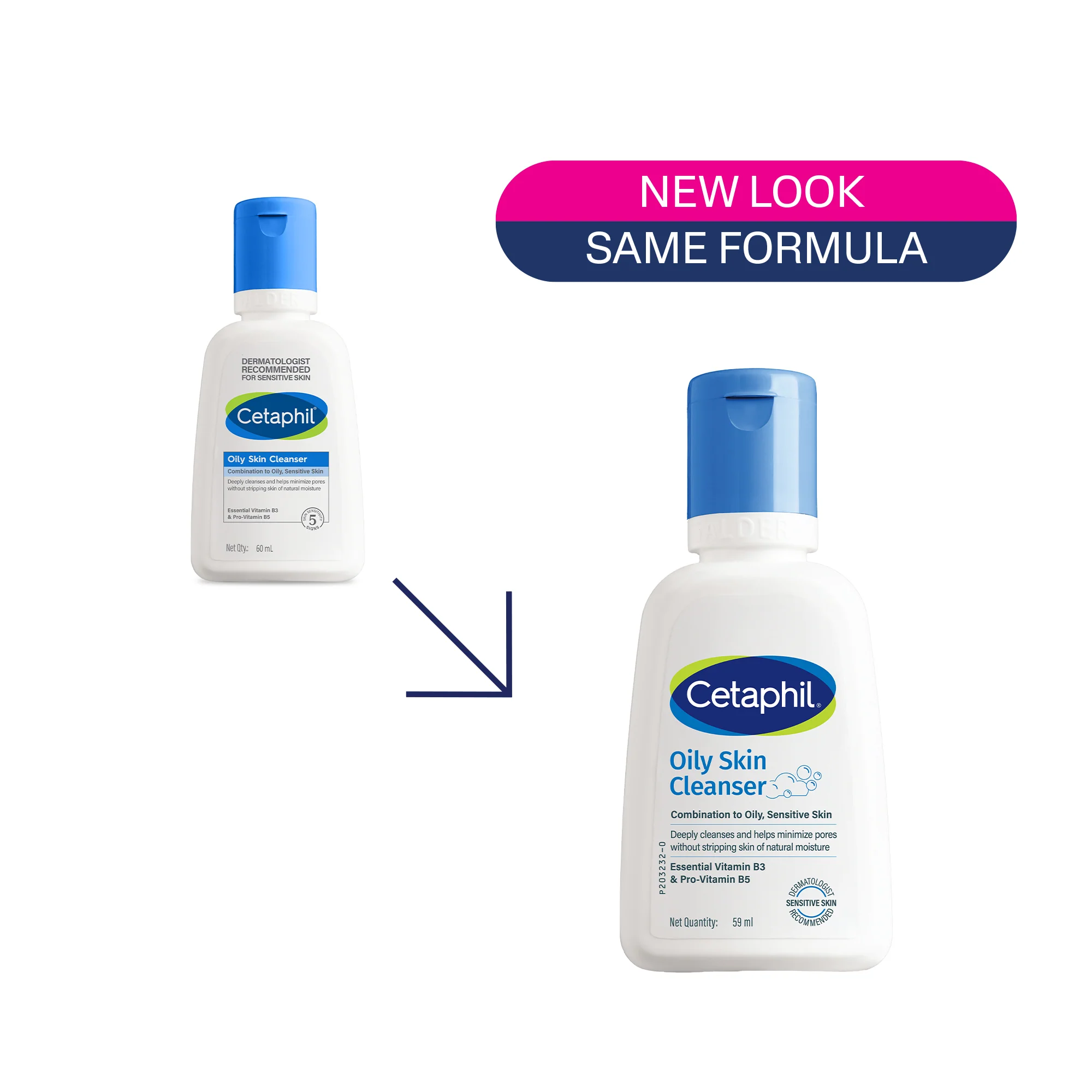 Cetaphil Oily Skin Cleanser 59 ml | Dermat Recommended - Image 3