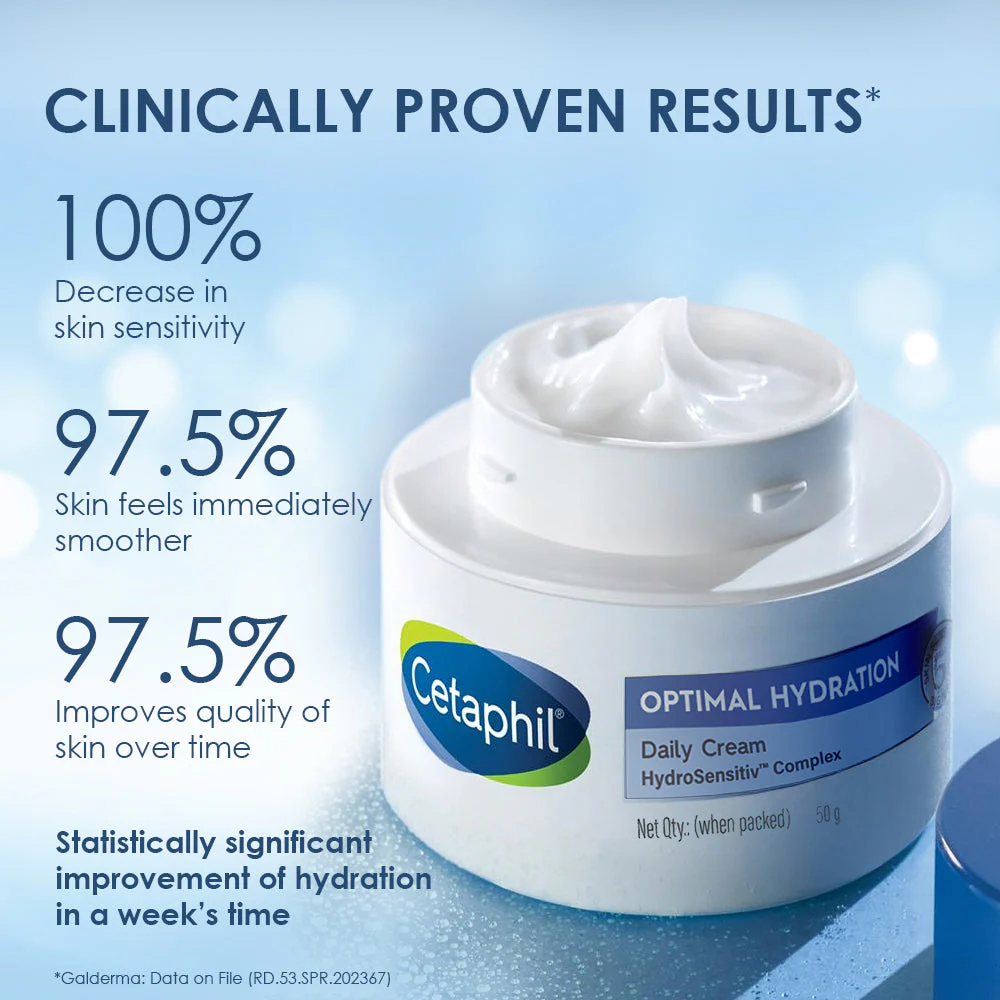 Cetaphil Optimal Hydration Daily Cream 50g - Image 6