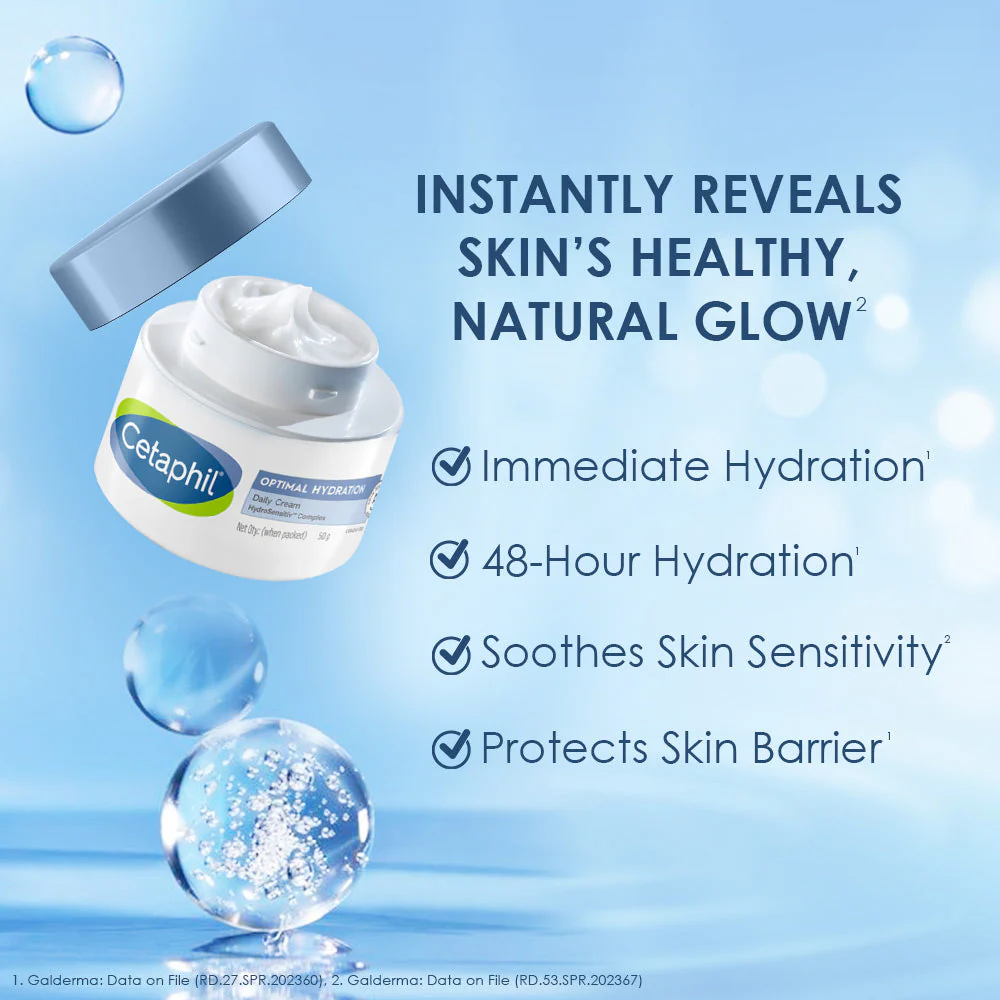 Cetaphil Optimal Hydration Daily Cream 50g - Image 8
