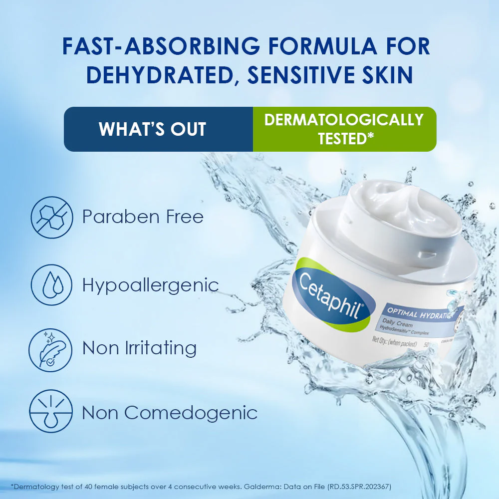 Cetaphil Optimal Hydration Daily Cream 50g - Image 9