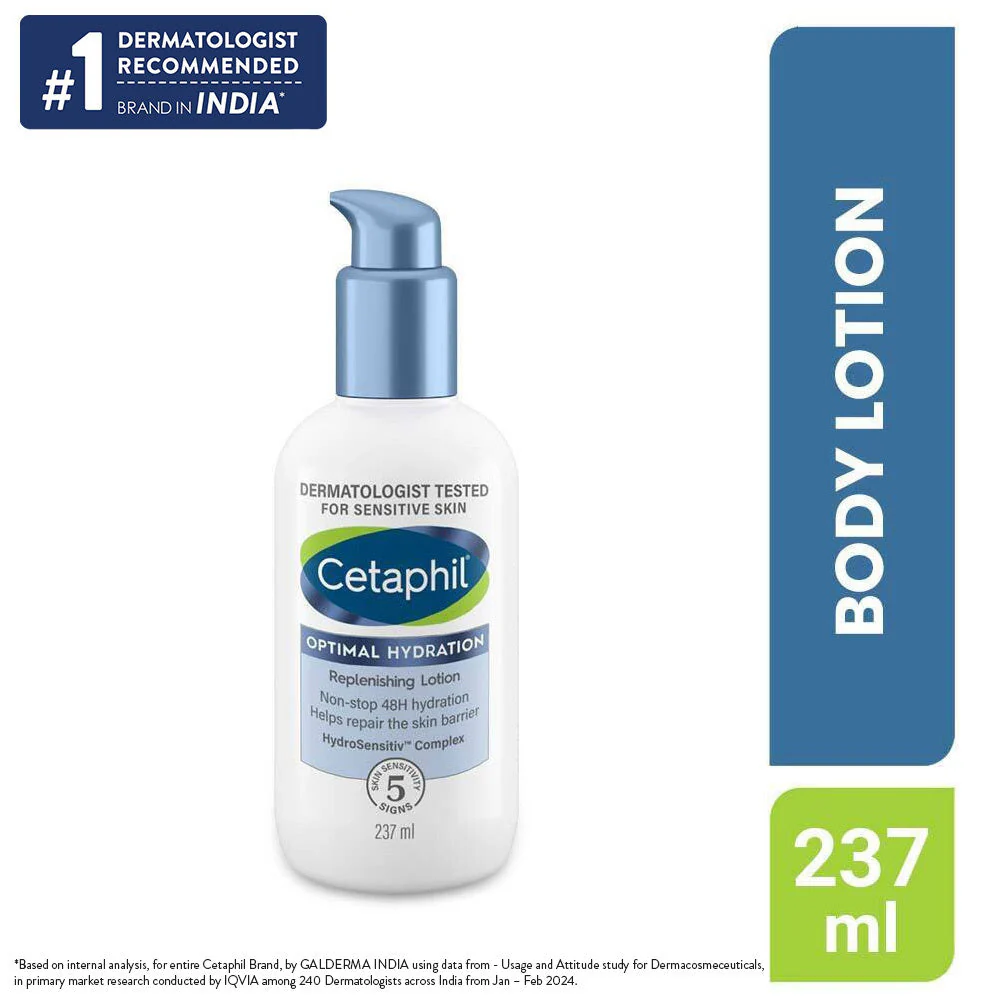 Cetaphil Optimal Hydration Replenishing Body Lotion 237ml - Image 4