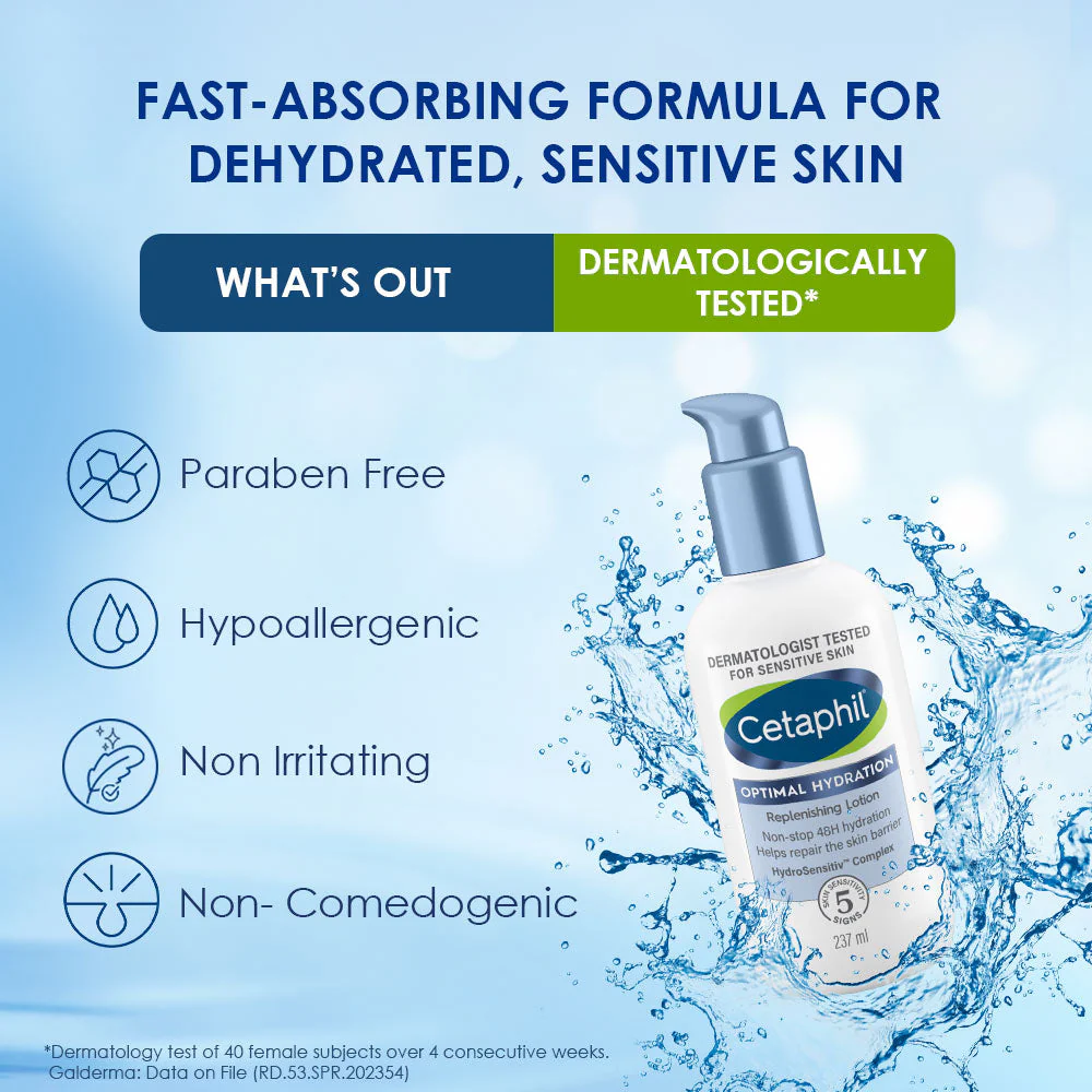 Cetaphil Optimal Hydration Replenishing Body Lotion 237ml - Image 8