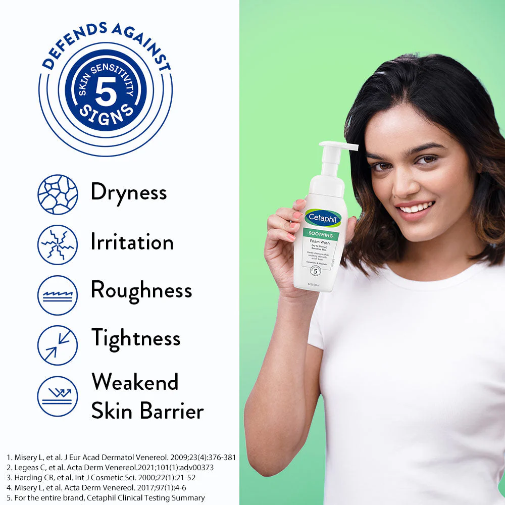 Cetaphil Soothing Foam Wash 200 ml with Ceramides - Image 6